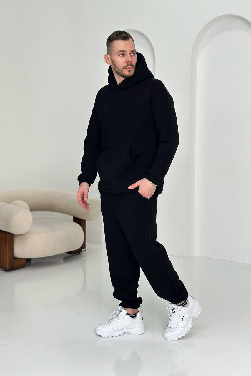Трендовий чоловічий спортивний костюм на флісі 152-23