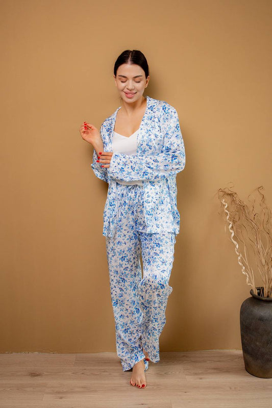 Шикарний шовковий костюм oversize 159-24